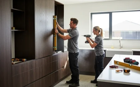 كيفية تركيب مطابخ مودرن بمواد عالية الجودة لضمان الاستدامة